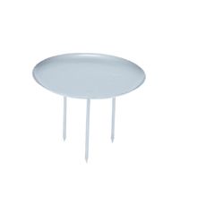 Pin para velas 8cm 4pzs plata