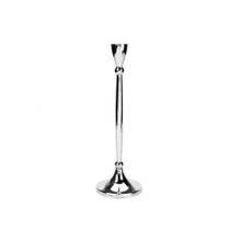 Portavelas 9x27cm plata