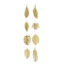 Hoja Colgante 9Cm Dorado Surt8