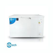 Freezer Horizontal Hitech 330 L Blanco, Puerta interior deslizante de vidrio