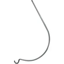 Flush mount monkey hook