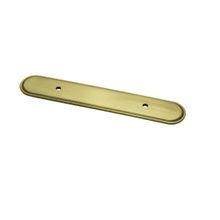 3" oval pull backplate