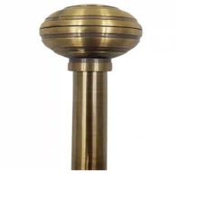 BARRA PARA CORTINA 48-86"  DORADO MATE