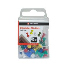 Chinchetas de colores 40unds