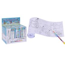 Set de manualidades hoja de dibujo + 8 pzas crayones