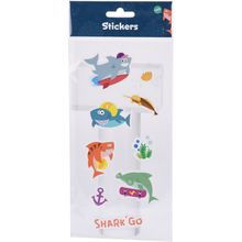 Blister Stickers Diseno Shark 9 Pzas