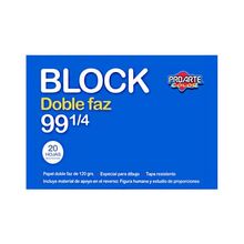 Block De Dibujo Doble Faz No.99 20Hjs/1/4 (53.5X37.5Cm) Proa