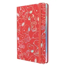 Mooving Notes A5 Tapa Dura Rayado Snoopy