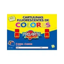 Est.Cartulina Fluorescente 6 Col 6 Ho 23,7X33