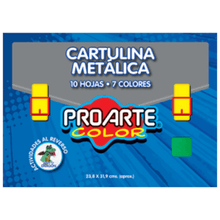 Est.Cartulina Metalica 10 Hjs.23,8 X 31,9 7 Co