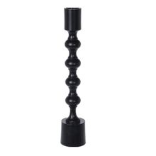 Candelabro alum 23cm.negro