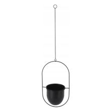 Maceta Metalica Colgante Negro