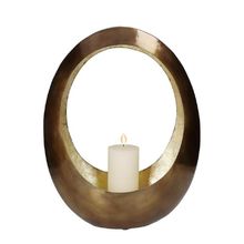 Candelero Dorado 45x15x34cm