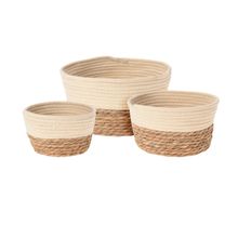 Cestas de yute beige32x16 cm grande