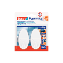 Colgador autoadhes.tesa oval.