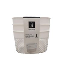 Caja organizadoras 6l set3 blanco nina