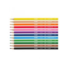 Lapices 12U Triangulares+Pincel