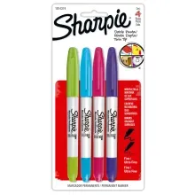 Jgo Marcadores Sharpie Doble Punta X 4