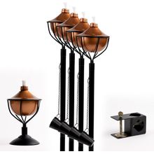 Antorcha bronce para jardin