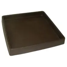 Plato cuadrado cafe 4 x 30