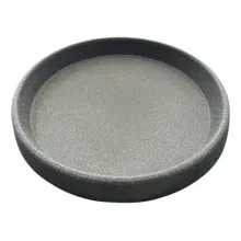 Plato redondo charcoal 5 x 39