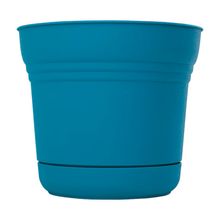 Maceta turquesa 12" teal saturn pla