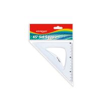 Escuadra 45/45 plast. 13cm 1ud