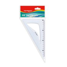 Escuadra 30/60 plast. 18cm 1ud