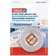 Cinta Multiusos Doble Cara Transp 10mts x 12mm