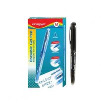 Boligrafo, gel roller borrable, 0.7 mm, negro, blister x 1 und.
