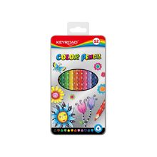 Colores jumbo trian caja metal 12uds