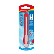 Estilete 9mm rojo blister