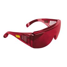 Lentes rojos seguridad uso de nivel laser