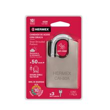 Candado de acero max.seg 50mm llave abloy