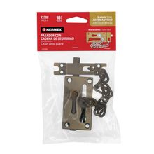 Picaporte cadena alt.segur.laton antiguo