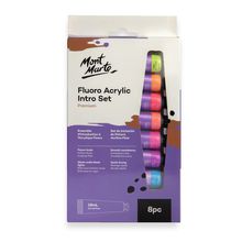 Set Introductorio De Acrilico Fluorecente 8 Piezas 18Ml