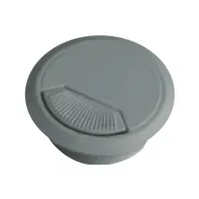 Pasa cable plastico redondo d64mm gris