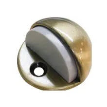 Tope p/puerta piso media luna bronce