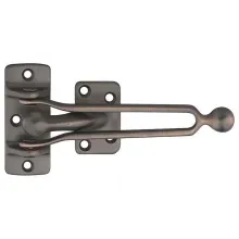 Aldaba de seguridad para puerta de laton color bronce