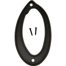 4" numeros plasticos