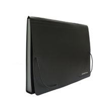 Arch. Acordeon Oficio 12 Div. C/Liga Clasico Negro Studmark