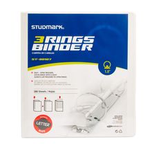 Carpeta 3 Anillas Carta 1 1/2" P/ 280 Hjs. Studmark