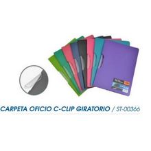 Folder Oficio Con Clip Giratorio