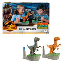 Dinosaurio de peleas rock em sock em jurassic worl