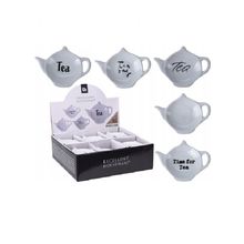 Porta bolsas de te de porcelana