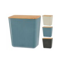 Pote de almacenamiento  c/tapa bambu