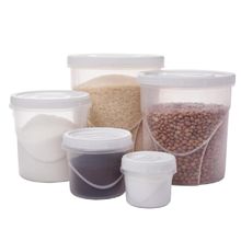 Set de recipientes con tapa rosca 5pzas color surtx2