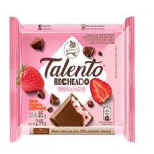 CHOCOLATE TABLETA CREMA Y FRUTILLA 85G TALENTO