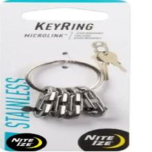 ANILLO CON MOSQUETONES PARA LLAVE