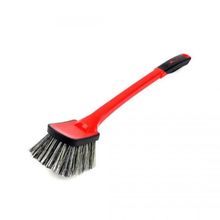 Cepillo de limpieza para neumaticos y ruedas con mango largo y agarre suave